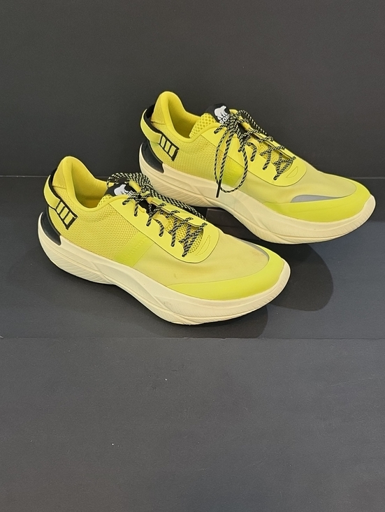 Sorel Shoes - Sorel Explorer Blitz Women's Neon Yellow and Black Sneakers Size 9